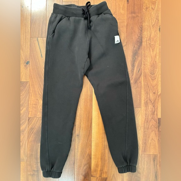 ADIDAS Women's Black Lounge Fleece Sweatshirt and Joggers Set Size XS - Picture 6 of 14